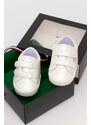 Dětské boty Tommy Hilfiger béžová barva