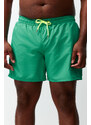 Trendyol Plus Size Green Standard Fit Marine Shorts