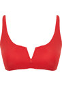 Trendyol Red Bralette Bikini Top