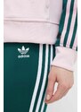 Tepláky adidas Originals Flared zelená barva, s aplikací, IN6320