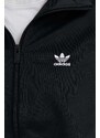 Mikina adidas Originals dámská, černá barva, s aplikací, IT7405