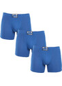 3PACK pánské boxerky Styx long klasická guma modré (3F1167)