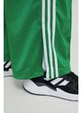 Tepláky adidas Originals Firebird Loose zelená barva, s aplikací, IP0634