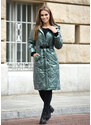 Merce Coat Elza Green Pixel