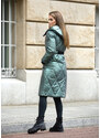 Merce Coat Elza Green Pixel