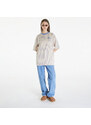 New Era Pinstripe Oversized T-Shirt UNISEX Stone/ Copen Blue