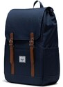 Batoh Herschel Retreat Small Backpack tmavomodrá barva, velký, hladký
