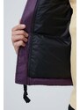 Péřová bunda The North Face NUPTSE SHORT JACKET dámská, fialová barva, zimní, NF0A5GGEV6V1