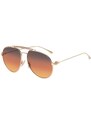 Sluneční brýle Etro zlatá barva, ETRO 0022/S