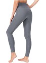 LOS OJOS Women's Anthracite High Waist Consolidating Sports Leggings