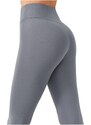 LOS OJOS Women's Anthracite High Waist Consolidating Sports Leggings