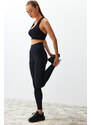 Trendyol Premium Black 2nd Layer with Extra Tummy Tuck Push Up Full Length Knitted Sports Leggings