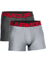 Boxerky Under Armour Tech 3In 2 Pack Mod Gray Light Heather