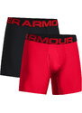 Boxerky Under Armour Tech 6In 2 Pack Red