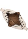 Dámská lichoběžníková kabelka z ekologické kůže s prošíváním Wittchen, béžová, ekologická kůže