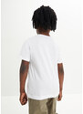 bonprix Chlapecké tričko z organické bavlny Bílá