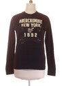 Abercrombie&Fitch Bavlněná Pánská Mikina Abercrombie Vintage Stylová Černá Casual