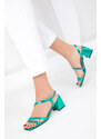 Soho Green Women's Classic Heeled Shoes 18016
