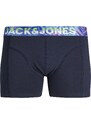 JACK & JONES Boxerky 'PAW' marine modrá / olivová / pink / červená