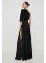 Šaty Elisabetta Franchi černá barva, maxi, AB53441E2