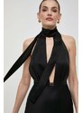 Šaty Elisabetta Franchi černá barva, mini, AB58042E2