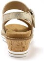 Blancheporte PÉDICONFORT - Kožené sandály zlatá 37