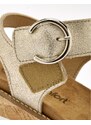 Blancheporte PÉDICONFORT - Kožené sandály zlatá 37