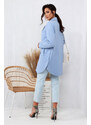 Merce Coat Ina Light Blue