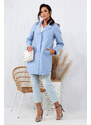 Merce Coat Ina Light Blue