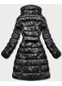 Ann Gissy Černá prošívaná dámská bunda s vysokým stojáčkem (J9-061)