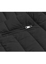 LHD Khaki-černá oboustranná dámská zimní bunda (2M-21508)