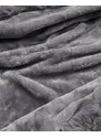 S'WEST Černo/šedá dámská džínová bunda s kožešinovou podšívkou (B8068-109)