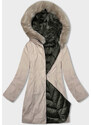 oboustranná dámská zimní bunda s kapucí model 18950089 - S'WEST