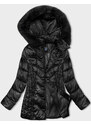 S'WEST Černá zimní bunda S´WEST s odepínací kapucí (B8200-1)