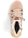 Dámské kotníkové zateplené boty W RKR572 Hnědo-béžová - Rieker