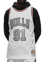 Mitchell & Ness NBA Cracked Cement Swingman Jersey Bulls 1997 Dennis Rodman TFSM5934-CBU97DRDWHIT pánské