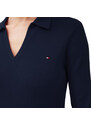 Tommy Hilfiger Org Co F&F Open Polo-Nk Dress Ls W WW0WW32685