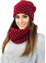 Kamea Hat&Scarf K.19.257.21 Červená