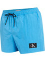 Pánské plavky Tkaný spodní díl SHORT DRAWSTRING KM0KM00979CGY - Calvin Klein