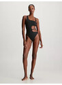 Dámské jednodílné plavky FASHION FIT ONE PIECE KW0KW02409BEH - Calvin Klein