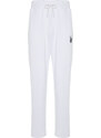 Trendyol White Oversize/Wide-Fit Embroidered Sweatpants