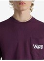 Fialové pánské tričko VANS Style 76 - Pánské