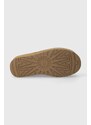 Semišové sněhule UGG Classic Ultra Mini Platform béžová barva, 1135092