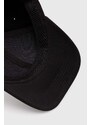 Bavlněná baseballová čepice C.P. Company Gabardine černá barva, s aplikací, 16CMAC282A006288A