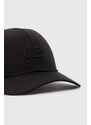 Kšiltovka C.P. Company Chrome-R Logo Cap černá barva, s aplikací, 16CMAC147A005904A