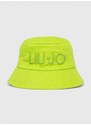 Bavlněná čepice Liu Jo zelená barva