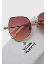 Sluneční brýle Vivienne Westwood dámské, béžová barva, VW702345757