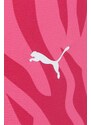 Tréninkové legíny Puma Favourite růžová barva, vzorované, 525086
