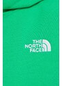 Mikina The North Face W Essential Hoodie dámská, zelená barva, s kapucí, s aplikací, NF0A7ZJDPO81