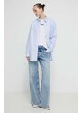 Bavlněná košile Karl Lagerfeld Jeans relaxed, s klasickým límcem